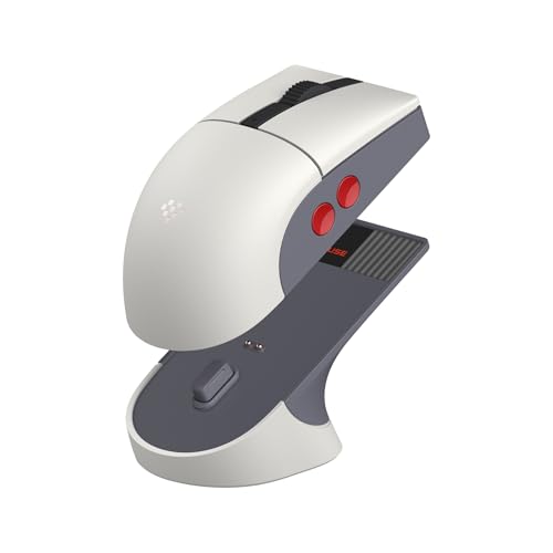 8Bitdo Retro R8 Mouse with Charging Dock, PAW 3395 Optical Sensor DPI 26,000, Wireless Mouse with 4K Polling Rate, Programmable Buttons, and Kailh Sword GM X Micro Switches - N Edition Bild 2