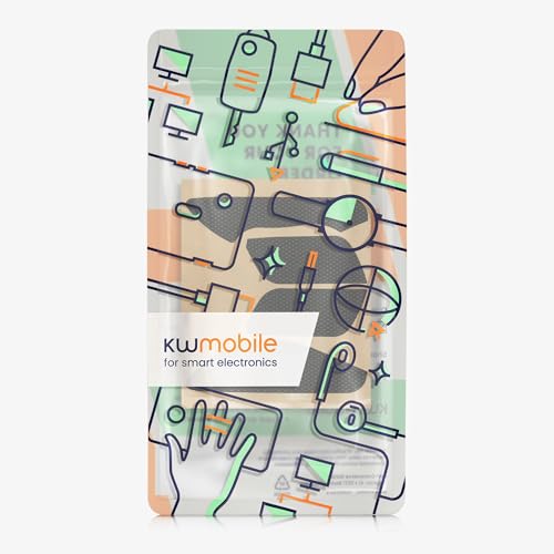 kwmobile Gaming Maus Grip Tape kompatibel mit Kingston Pulsefire Haste 1 Maus - Rutschfestes Griffband für PC Maus - Schwarz Bild 7