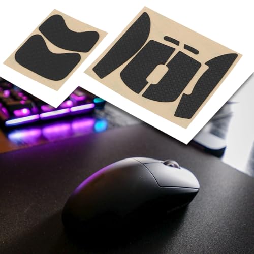 1 Set Maus-Grip-Aufkleber, kompatibel mit Logitech G Pro X Superlight für Gaming (schwarz) Bild 2