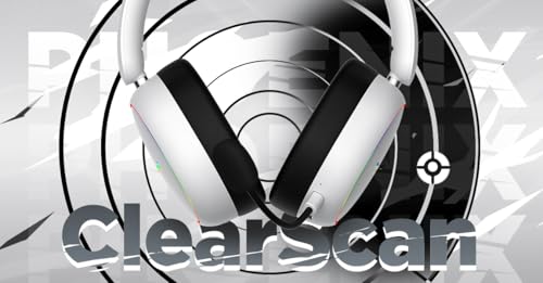 HATOR Phoenix 2 Wireless Gaming-Headset – 40mm Hi-Res Treiber, Hybrid ANC, Spatial Audio, Head Tracking, 2.4GHz & BT5.4, bis zu 45h Akku, inkl. Case – für PC, Konsole & Mobile, Weiß Bild 4