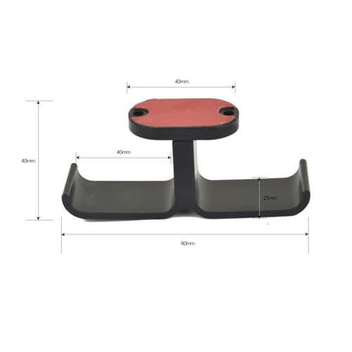 Kopfhörer Ständer Schreibtisch Zubehör Headset-Halter, Wandmontierter Headset-Halter, Headset-Aufhänger, Kopfhörer-Halter, Hakenhalterung Gaming Headsets Bild 2