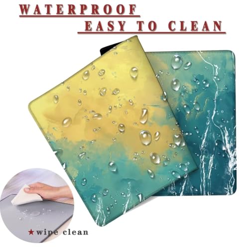 Mauspad XXL 1400x800x4mm Wasserdicht Schreibtischunterlage rutschfeste Speed Gaming Mousepad Decor (6) Groß Desk Mouse Mat Maus Pad, Schreibtisch Unterlage Deko für PC, MacBook, Laptop, Home Office Bild 2