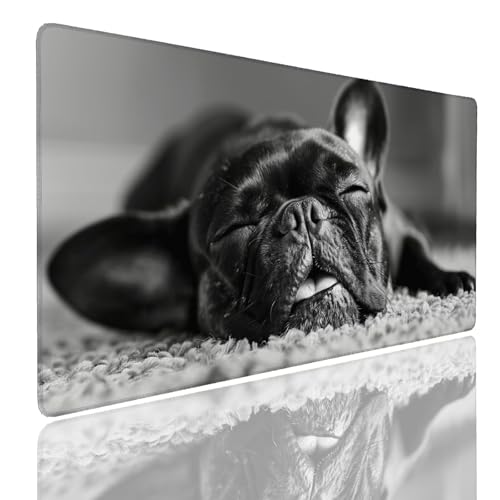 Mauspad XXL 1400x800x4mm Wasserdicht Schreibtischunterlage rutschfeste Speed Gaming Mousepad Dog Groß Desk Mouse Mat Maus Pad, Schreibtisch Unterlage Deko für PC, MacBook, Laptop, Home Office Bild 1