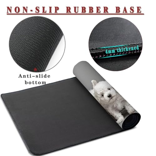 Mauspad XXL 1400x800x4mm Wasserdicht Schreibtischunterlage rutschfeste Speed Gaming Mousepad Family (1) Groß Desk Mouse Mat Maus Pad, Schreibtisch Unterlage Deko für PC, MacBook, Laptop, Home Office Bild 3