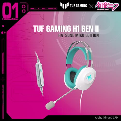 ASUS Auriculares A303 TG H1 GEN II Miku Con Cable y Micrófono para Gaming Bild 2
