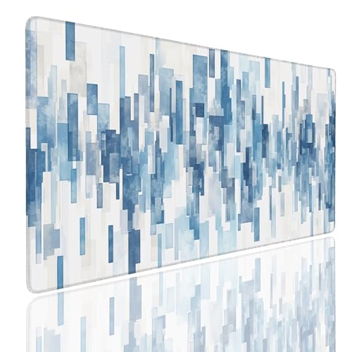 Mauspad XXL 1400x800x4mm Wasserdicht Schreibtischunterlage rutschfeste Speed Gaming Mousepad Fashion (1) Groß Desk Mouse Mat Maus Pad, Schreibtisch Unterlage Deko für PC, MacBook, Laptop, Home Office Bild 1