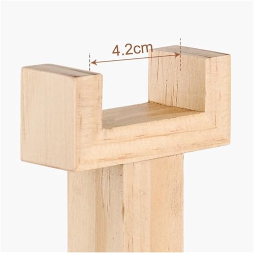 Kopfhörer Ständer Schreibtisch Zubehör Holz Desktop Headset Ständer Kreative Headset Rack Lagerung PC Gaming Headset Ständer Gaming Headsets(Natural) Bild 5
