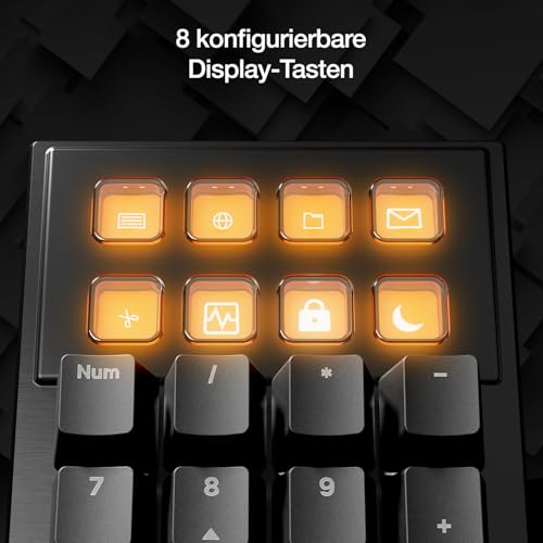 be quiet! Dark Mount Silent Linear DE ISO Tastatur, 8 Display-Tasten, Media Dock, hot-swap-fähiger Nummernblock, ab Werk geschmierte mechanische Tasten, 3 Schichten Dämmung, Double-Shot keycaps, ARGB Bild 3