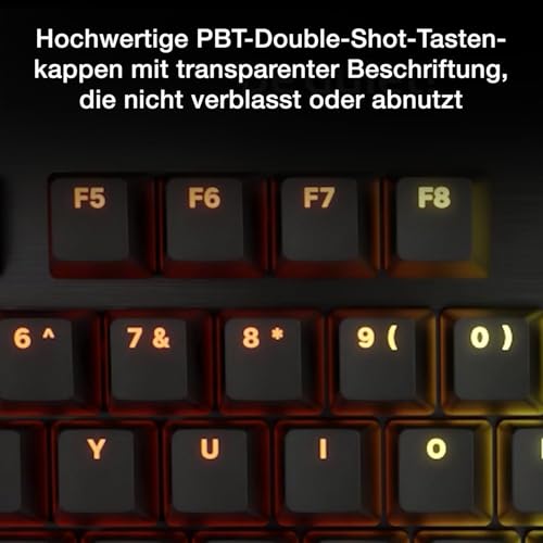 be quiet! Dark Mount Silent Linear DE ISO Tastatur, 8 Display-Tasten, Media Dock, hot-swap-fähiger Nummernblock, ab Werk geschmierte mechanische Tasten, 3 Schichten Dämmung, Double-Shot keycaps, ARGB Bild 6