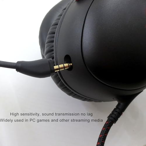 Mikrofonersatz für Cloud III Gaming Headset, 3,5 Mm Abnehmbarer Rauschunterdrückungs -Mikrofon, 360 ° Betriebsbares Ausleger Bild 3