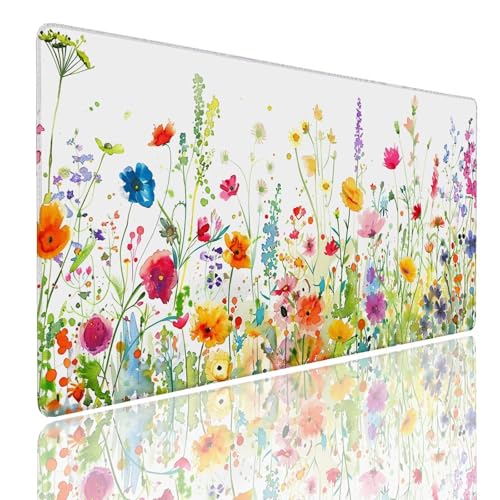 Mauspad XXL 1400x800x4mm Wasserdicht Schreibtischunterlage rutschfeste Speed Gaming Mousepad Fun (6) Groß Desk Mouse Mat Maus Pad, Schreibtisch Unterlage Deko für PC, MacBook, Laptop, Home Office Bild 1