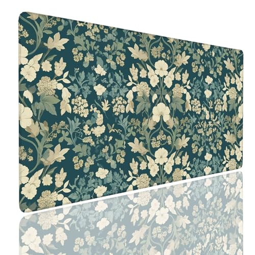 Mauspad XXL 1400x800x4mm Wasserdicht Schreibtischunterlage rutschfeste Speed Gaming Mousepad Garden (2) Groß Desk Mouse Mat Maus Pad, Schreibtisch Unterlage Deko für PC, MacBook, Laptop, Home Office Bild 1