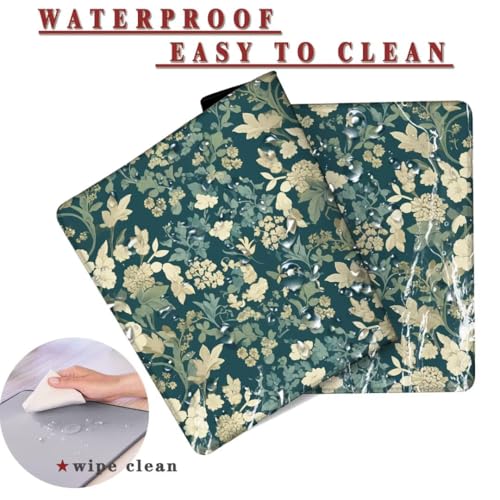 Mauspad XXL 1400x800x4mm Wasserdicht Schreibtischunterlage rutschfeste Speed Gaming Mousepad Garden (2) Groß Desk Mouse Mat Maus Pad, Schreibtisch Unterlage Deko für PC, MacBook, Laptop, Home Office Bild 2
