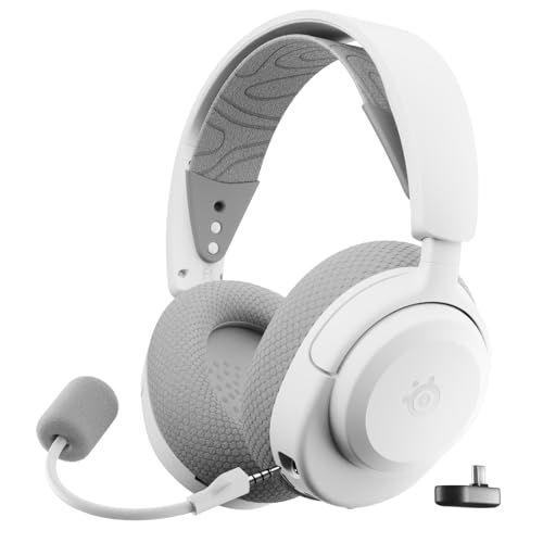 SteelSeries Arctis Nova 3X Wireless Xbox Headset - Gaming Headset Wireless - App-Steuerung - 40 Std. Akku & Schnellladefunktion - 2,4 GHz/Bluetooth - Abnehmbares Mikrofon - Für Xbox, PC & mehr - Weiß Bild 1
