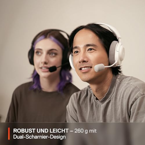 SteelSeries Arctis Nova 3X Wireless Gaming-Headset – App-Steuerung – 40 Std. Akku – Neodym-Magnet-Treiber – 2,4 GHz/Bluetooth – Abnehmbares Mikrofon – Xbox, PS5, PC, Switch, Mobilgeräte - Schwarz Bild 5