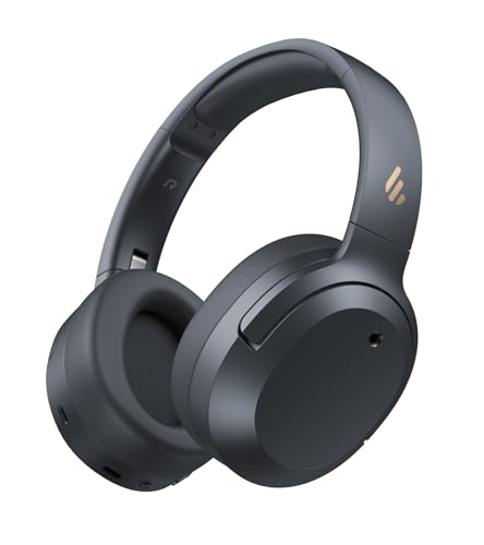 Edifier W820NB Plus Gen 2 Faltbarer Bluetooth V6.1 Over-Ear-Kopfhörer mit -49 dB Geräuschunterdrückung, kabellos und kabelgebunden, Hi-Res-Audio, 88 Stunden Spielzeit, räumlicher Klang (Dunkelgrau) Bild 1