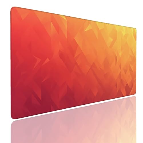 Mauspad XXL 1400x800x4mm Wasserdicht Schreibtischunterlage rutschfeste Speed Gaming Mousepad Geometric (8) Groß Desk Mouse Mat Maus Pad, Schreibtisch Unterlage Deko für PC, Laptop, Home Office Bild 1