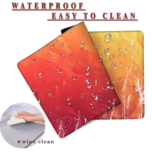 Mauspad XXL 1400x800x4mm Wasserdicht Schreibtischunterlage rutschfeste Speed Gaming Mousepad Geometric (8) Groß Desk Mouse Mat Maus Pad, Schreibtisch Unterlage Deko für PC, Laptop, Home Office Bild 2