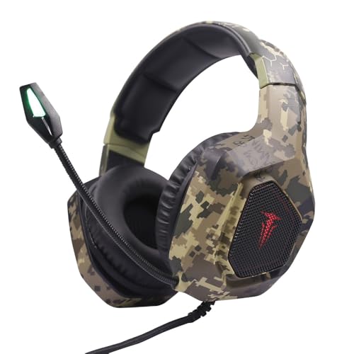 BERSERKER Gaming Headset mit 2.0-Stereosound, Eingebautem Mikrofon, 3,5-mm-Klinkenstecker, 2,20 m Kabel Bild 1