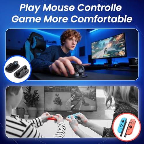 Gorixer Maus Controller Griff für Nintendo Switch 2 Joypad, Switch Komfort Gaming Controller Stand Halterung für Joycon links und rechts Handgriff Griffe (Paar) Bild 4