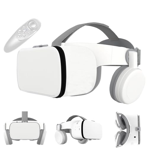 【VR-Brille】 110° IMAX FOV Faltbare VR-Headsets mit Fernbedienung für 4,7-6,2-Zoll-Telefone (iOS & Android) - ideal für immersive Filme & Gaming Bild 1