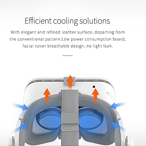 【VR-Brille】 110° IMAX FOV Faltbare VR-Headsets mit Fernbedienung für 4,7-6,2-Zoll-Telefone (iOS & Android) - ideal für immersive Filme & Gaming Bild 3