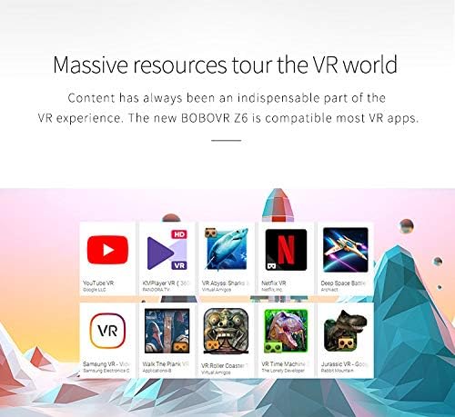 【VR-Brille】 110° IMAX FOV Faltbare VR-Headsets mit Fernbedienung für 4,7-6,2-Zoll-Telefone (iOS & Android) - ideal für immersive Filme & Gaming Bild 5