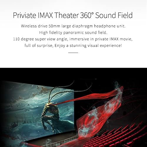 【VR-Brille】 110° IMAX FOV Faltbare VR-Headsets mit Fernbedienung für 4,7-6,2-Zoll-Telefone (iOS & Android) - ideal für immersive Filme & Gaming Bild 6