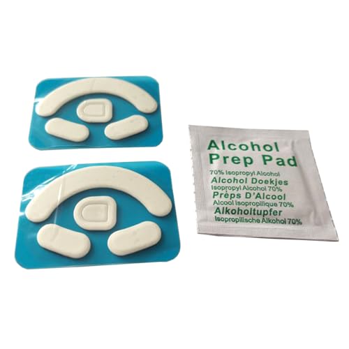 2 Sets Mausschläger Mausfüßen Füße Gebogene Kante Für V2 Gaming Maus Glides Pad Bild 3