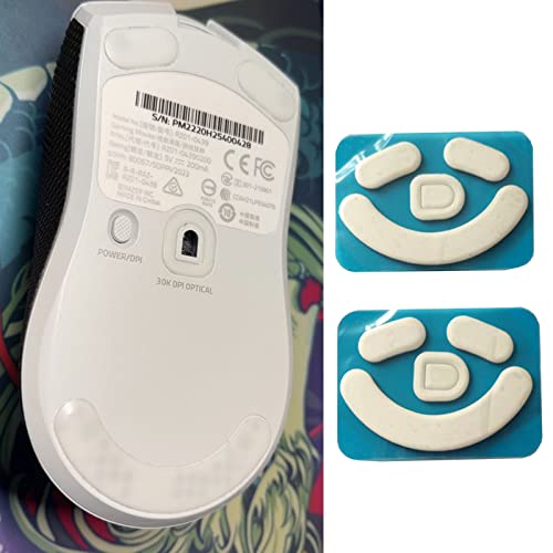 2 Sets Mausschläger Mausfüßen Füße Gebogene Kante Für V2 Gaming Maus Glides Pad Bild 4