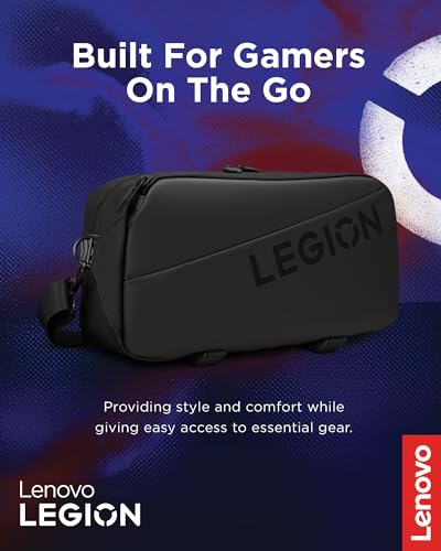Lenovo Legion Schultertasche | Legion Sling Bag | Passend für Legion Go und Legion Go2 | Schwarz Bild 2