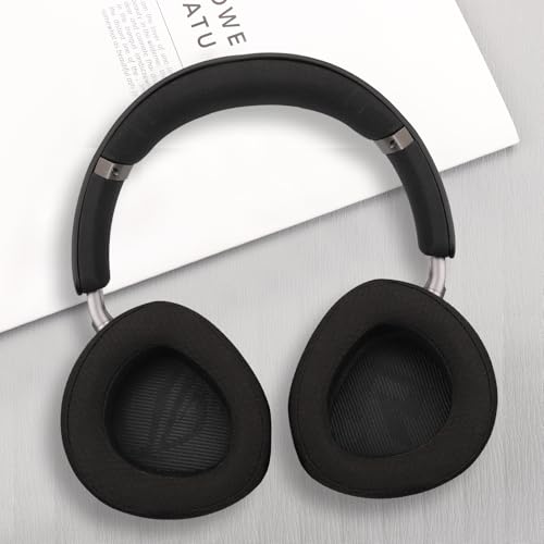 Ersatz-Ohrpolster, kompatibel mit ASUS ROG Delta II Headset, atmungsaktive Netz-Ohrpolster mit Memory-Schaum (Netzgewebe, schwarz) Bild 6