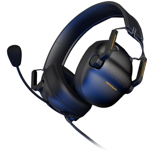 Kabelgebundene Gaming-Headsets mit Geräuschunterdrückung, Mikrofon, Gaming-Kopfhöreranschluss, PC-Headsets für Laptop, Desktop Bild 3