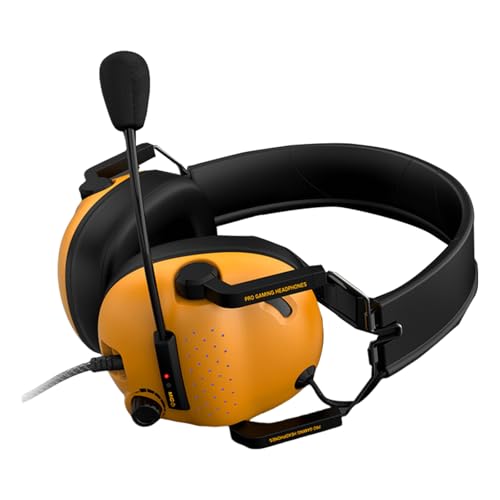 Surround-Sound-Gaming-Headsets mit Geräuschunterdrückungs-Mikrofon, weiche Memory-Schaum-Polsterung, tragbare, faltbare Kopfhörer Bild 5