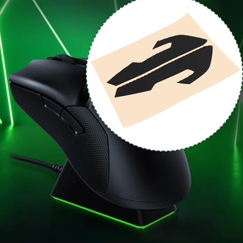 2 Paar Griffbänder Kompatibel mit Razer Viper Kompatibel mit Viper Ultimates Gaming-Maus Schwarz Bild 2