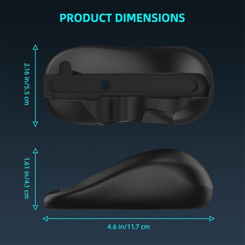 JUCHRZEY 2er Set Gaming-Controller Maus Halterung for Nintendos Switch 2 Joy-Con Zubehör, Ergonomischer links+rechts Controller Halterständer for komfortables Gaming Bild 7