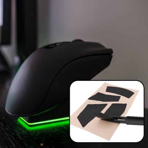 ECSiNG 1 Set Razer Maus-Griffband Kompatibel mit Razer DeathAdder V2 Kompatibel mit Razer Basilisk X Hyperspeed Schwarz Bild 3