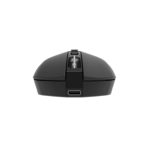 Gembird GMB Gaming Firebolt 6-Tasten Wiederaufladbare Wireless RGB Gaming Maus, Schwarz - USB Nano-Empfänger, Mehrfarbige Hintergrundbeleuchtung, Anpassbare DPI bis zu 3200, Ergonomisches Design Bild 4