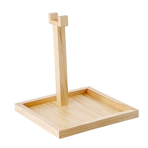 Kopfhörerständer, Schreibtisch-Kopfhörerständer, Ablageschale, rutschfest, Holz, Mehrzweck-Headset-Halter, Organizer Bild 5