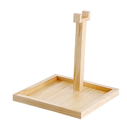 Kopfhörerständer, Schreibtisch-Kopfhörerständer, Ablageschale, rutschfest, Holz, Mehrzweck-Headset-Halter, Organizer Bild 6