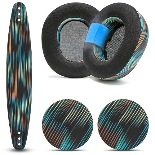 WC Mod Kit Nova Pro Wireless & Nova Elite – Kühlende Gel-Ohrpolster, Silikon-Kopfband und Magnetplatten für SteelSeries Arctis Nova Pro Wireless & Nova Elite von Wicked Cushions | The Simulation Bild 1