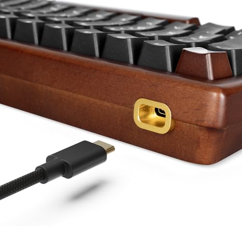Sharkoon Skiller SGk50 S2 Wood, PBT, RGB Gaming Keyboard, 96% DE-Layout Bild 4