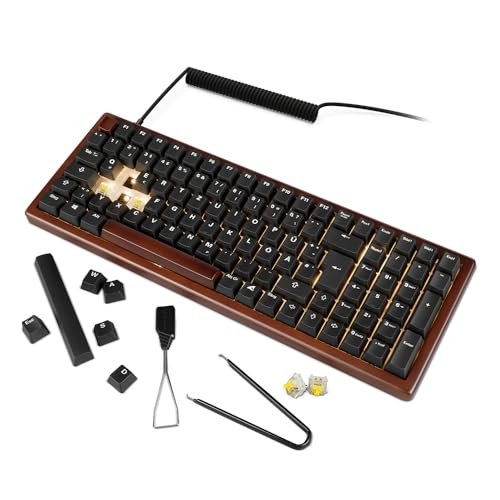 Sharkoon Skiller SGk50 S2 Wood, PBT, RGB Gaming Keyboard, 96% DE-Layout Bild 6