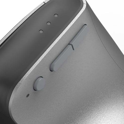 Hama vertikale Maus für Rechtshänder, Bluetooth/Funk (Multi Device, ergonomische Maus ohne Klickgeräusch, Datenverschlüsselung, RGB, 8 Tasten, 1000/1600/2400 DPI, mit Akku, KI Assistent) grau Bild 4