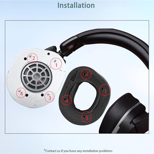 Stealth 700 Gen2 Ohrpolster Ersatz Kompatibel mit Turtle Beach Stealth 700 Gen2 MAX, 700 Gen 2 Wireless Gaming Headset Kopfhörer Ohrpolster Ersatz Kissen (Kühlgel/Seidenstoff) Bild 5
