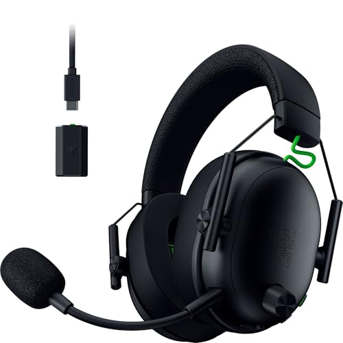 Razer BlackShark V3 Xbox S|X - Kabelloses E-Sport-Headset - Triforce 50mm Treiber - Abnehmbares Breitband-Mikrofon - HyperSpeed 2,4 GHz & Bluetooth - Surround Sound - Xbox/PC | Schwarz Bild 1
