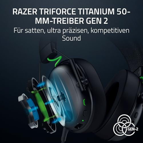 Razer BlackShark V3 Xbox S|X - Kabelloses E-Sport-Headset - Triforce 50mm Treiber - Abnehmbares Breitband-Mikrofon - HyperSpeed 2,4 GHz & Bluetooth - Surround Sound - Xbox/PC | Schwarz Bild 6