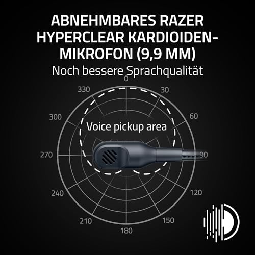 Razer BlackShark V3 X HyperSpeed for PlayStation - Kabelloses E-Sport Headset - Ultra leicht 270 g - TriForce 50 mm Treiber - Abnehmbares Mikrofon - HyperSpeed 2,4 GHz & Bluetooth - PS5/PC | Schwarz Bild 4