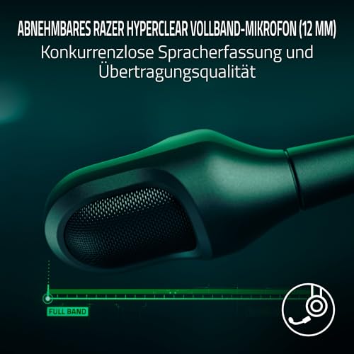 Razer BlackShark V3 Pro für PlayStation – Kabelloses E-Sport-Headset mit aktiver Geräuschunterdrückung (ANC) - TriForce 50mm Treiber - HyperSpeed 2,4 GHz - THX Spatial Audio - PS5/PC | Schwarz Bild 4