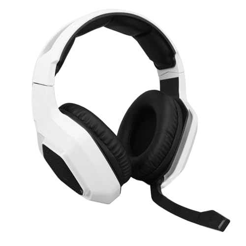 2.4g Bluetooth Gaming Earphone, Drahtloses Mobiles Headset -PC -Gaming -Headset für Switch -Laptop Mobile Mac (White) Bild 2